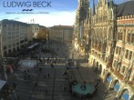 Archiv Foto Webcam am Marienplatz München 07:00