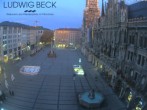 Archiv Foto Webcam am Marienplatz München 05:00