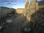 Archiv Foto Webcam am Marienplatz München 07:00
