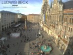 Archiv Foto Webcam am Marienplatz München 09:00