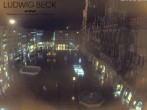 Archived image Webcam at the Marienplatz, Munich 19:00