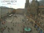 Archiv Foto Webcam am Marienplatz München 11:00