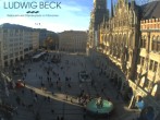 Archived image Webcam at the Marienplatz, Munich 13:00