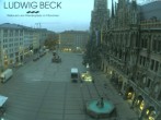 Archiv Foto Webcam am Marienplatz München 06:00