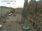 Archiv Foto Webcam am Marienplatz München 09:00