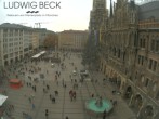 Archiv Foto Webcam am Marienplatz München 13:00