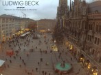 Archiv Foto Webcam am Marienplatz München 15:00