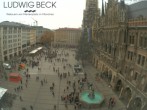 Archived image Webcam at the Marienplatz, Munich 09:00