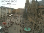 Archived image Webcam at the Marienplatz, Munich 13:00