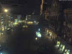 Archiv Foto Webcam am Marienplatz München 21:00