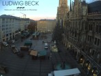 Archiv Foto Webcam am Marienplatz München 07:00