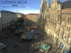 Archiv Foto Webcam am Marienplatz München 10:00