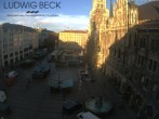 Archiv Foto Webcam am Marienplatz München 07:00