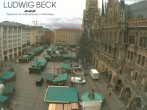 Archiv Foto Webcam am Marienplatz München 08:00