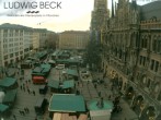 Archiv Foto Webcam am Marienplatz München 15:00