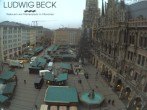 Archived image Webcam at the Marienplatz, Munich 07:00