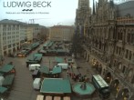 Archiv Foto Webcam am Marienplatz München 07:00