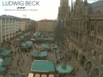 Archiv Foto Webcam am Marienplatz München 09:00
