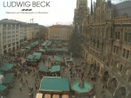 Archiv Foto Webcam am Marienplatz München 11:00