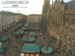 Archiv Foto Webcam am Marienplatz München 10:00