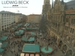 Archiv Foto Webcam am Marienplatz München 11:00