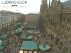 Archiv Foto Webcam am Marienplatz München 13:00