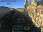 Archiv Foto Webcam am Marienplatz München 10:00