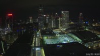 Archiv Foto Webcam Blick von Frankfurter Messe auf die Skyline 03:00