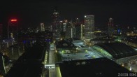 Archiv Foto Webcam Blick von Frankfurter Messe auf die Skyline 01:00