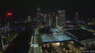 Archiv Foto Webcam Blick von Frankfurter Messe auf die Skyline 01:00