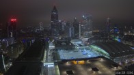 Archiv Foto Webcam Blick von Frankfurter Messe auf die Skyline 01:00