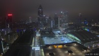 Archiv Foto Webcam Blick von Frankfurter Messe auf die Skyline 03:00