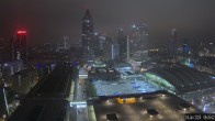 Archiv Foto Webcam Blick von Frankfurter Messe auf die Skyline 05:00