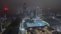 Archiv Foto Webcam Blick von Frankfurter Messe auf die Skyline 06:00