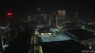 Archiv Foto Webcam Blick von Frankfurter Messe auf die Skyline 23:00