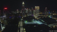 Archived image Webcam Frankfurt: View at the Skyline 23:00