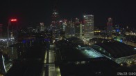 Archiv Foto Webcam Blick von Frankfurter Messe auf die Skyline 01:00