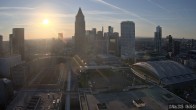 Archiv Foto Webcam Blick von Frankfurter Messe auf die Skyline 05:00