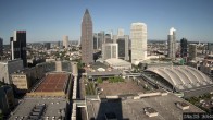 Archiv Foto Webcam Blick von Frankfurter Messe auf die Skyline 17:00