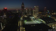 Archiv Foto Webcam Blick von Frankfurter Messe auf die Skyline 03:00