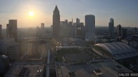 Archiv Foto Webcam Blick von Frankfurter Messe auf die Skyline 05:00