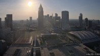 Archiv Foto Webcam Blick von Frankfurter Messe auf die Skyline 06:00