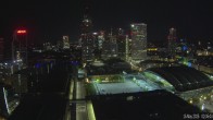 Archiv Foto Webcam Blick von Frankfurter Messe auf die Skyline 01:00