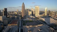 Archived image Webcam Frankfurt: View at the Skyline 19:00