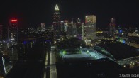 Archived image Webcam Frankfurt: View at the Skyline 23:00