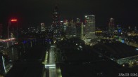Archiv Foto Webcam Blick von Frankfurter Messe auf die Skyline 01:00