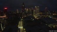Archiv Foto Webcam Blick von Frankfurter Messe auf die Skyline 03:00