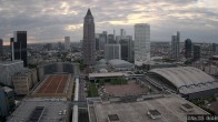 Archiv Foto Webcam Blick von Frankfurter Messe auf die Skyline 05:00