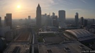 Archiv Foto Webcam Blick von Frankfurter Messe auf die Skyline 05:00