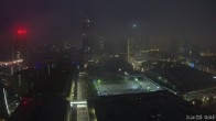 Archiv Foto Webcam Blick von Frankfurter Messe auf die Skyline 03:00